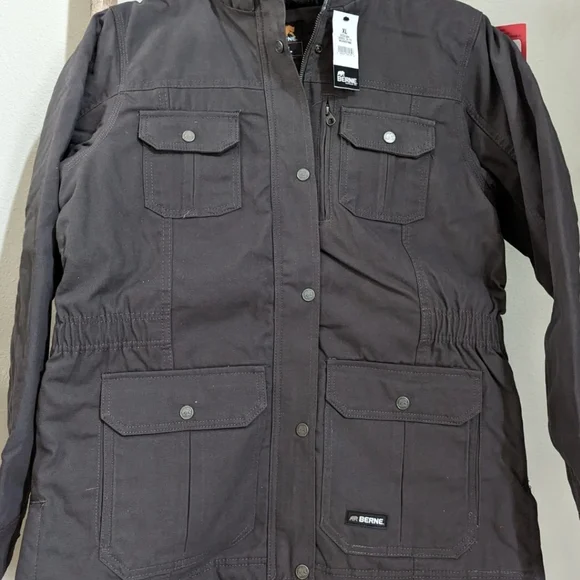 Berne Women's Titanium Chore Utility Jacket - Picture 2 of 6